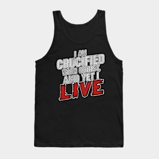 Crucified with Christ Statement Tee Tank Top